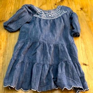 Cat & Jack chambray dress. Girls size M 7/8